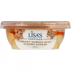 Lisa's Topping Creamy Hummus with Almond Dukkha 200g