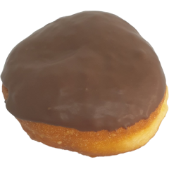 Chocolate Dipped Custard Donut