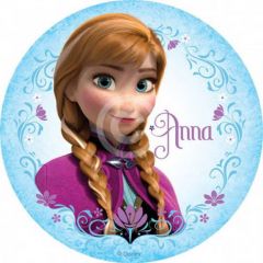 Frozen (Anna) Themed Round Cake