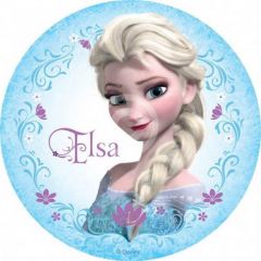 Frozen (Elsa) Themed Round Cake