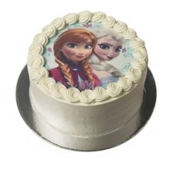 Frozen Theme Round Cake