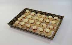 Mini Scones with Fresh Cream and Jam (24 Pieces)