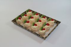 Mini Pavlovas with Fresh Cream (12 Pieces)
