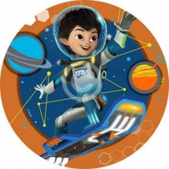 Miles from Tomorrowland Themed Round Cake