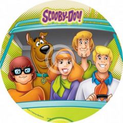 Scooby Doo Themed Round Cake