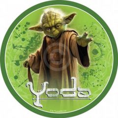 Star Wars Yoda Themed Round Cake
