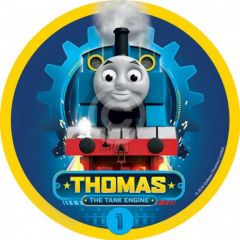 Thomas The Tank Engine Themed Round Cake