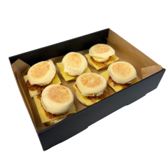 Bacon Egg Muffins with Hollandaise