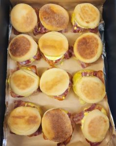 Egg & Bacon Muffins with Hollandaise