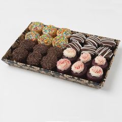 Assorted Iced Mini Tea Cakes  (24 Pieces)