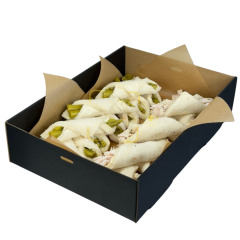 Asparagus Rolls and Chicken Rolls Platter