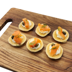 Salmon Blini Canapés